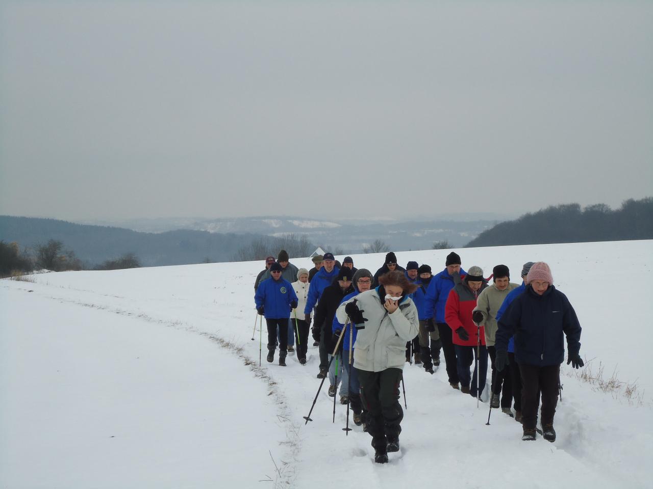 VIVE LES MARCHES DANS LA NEIGE!!!