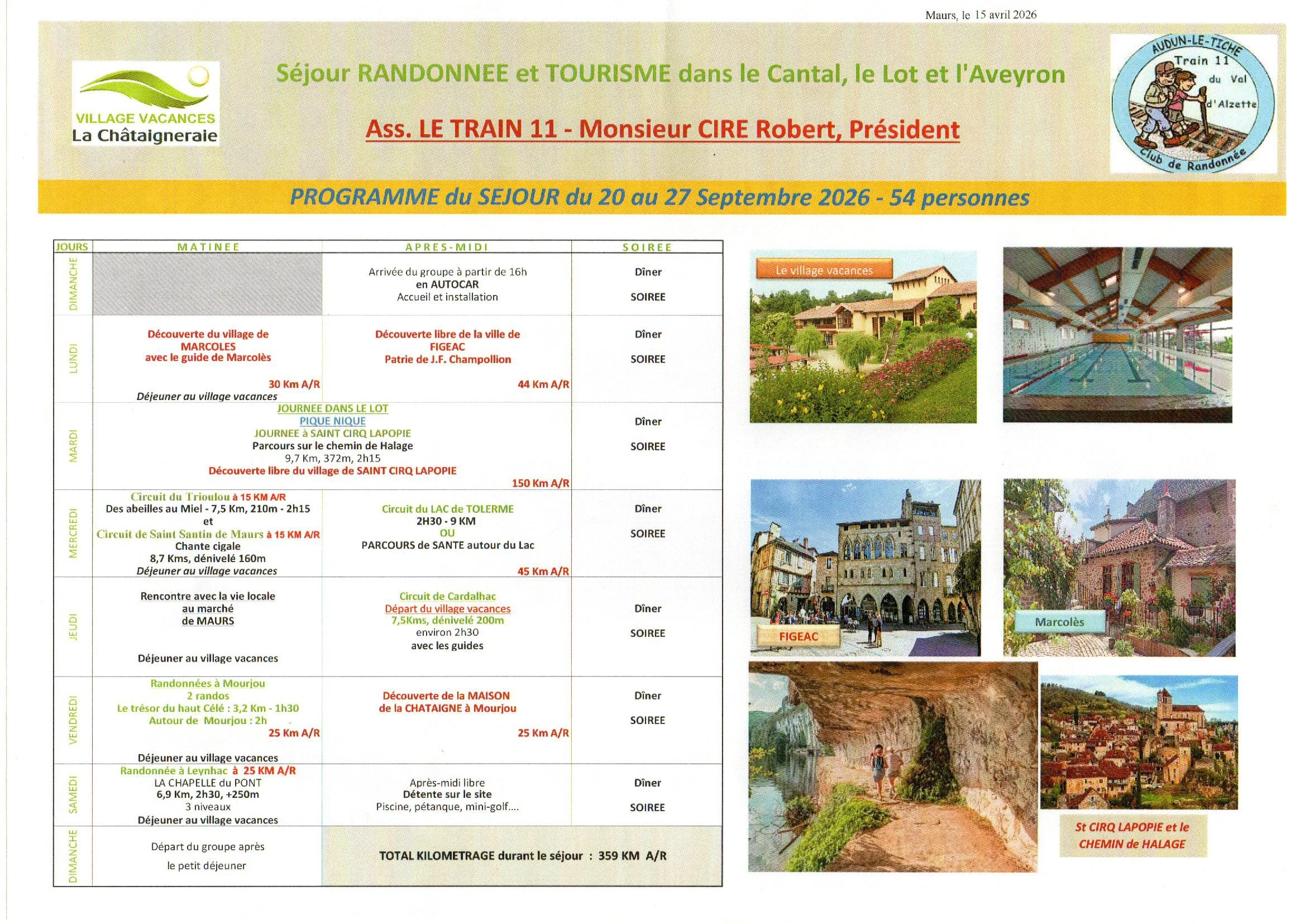 Programme maurs la jolie